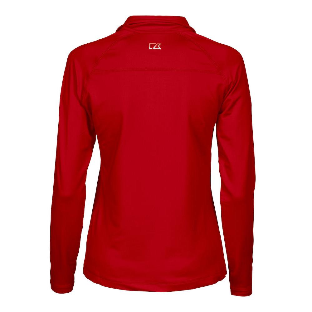 Coos Bay Half Zip Women - Red - Image 2