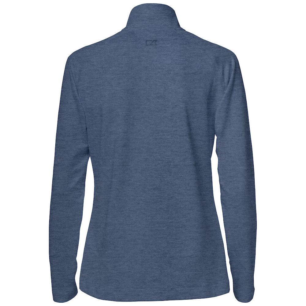 Coos Bay Half Zip Women - Slate Blue Melange - Image 2