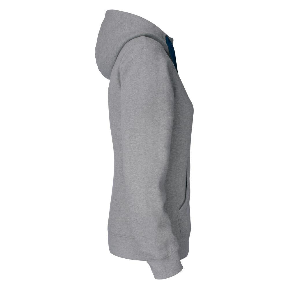 Twisp Hood Full Zip Women - Grey Melange - Image 4