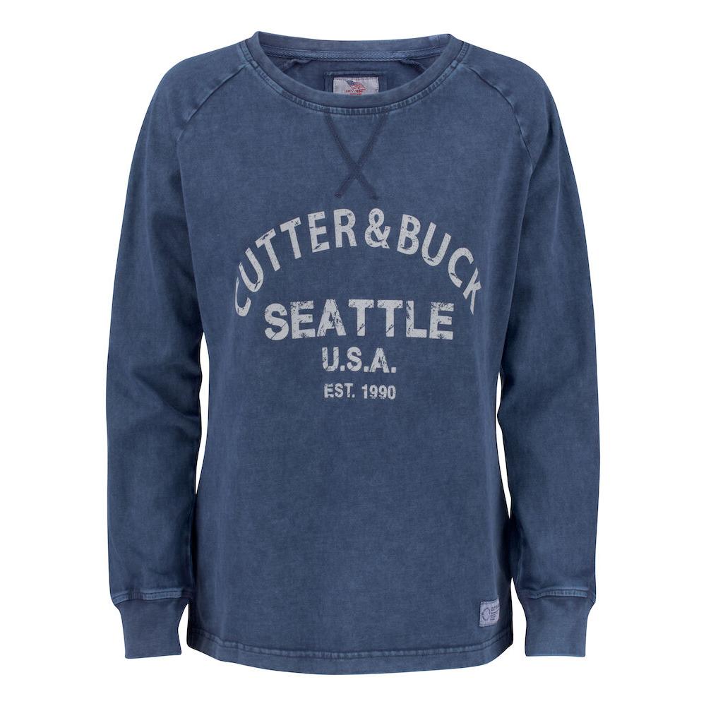 Thorp Denim Crew Women - Denim Blue - Image 1