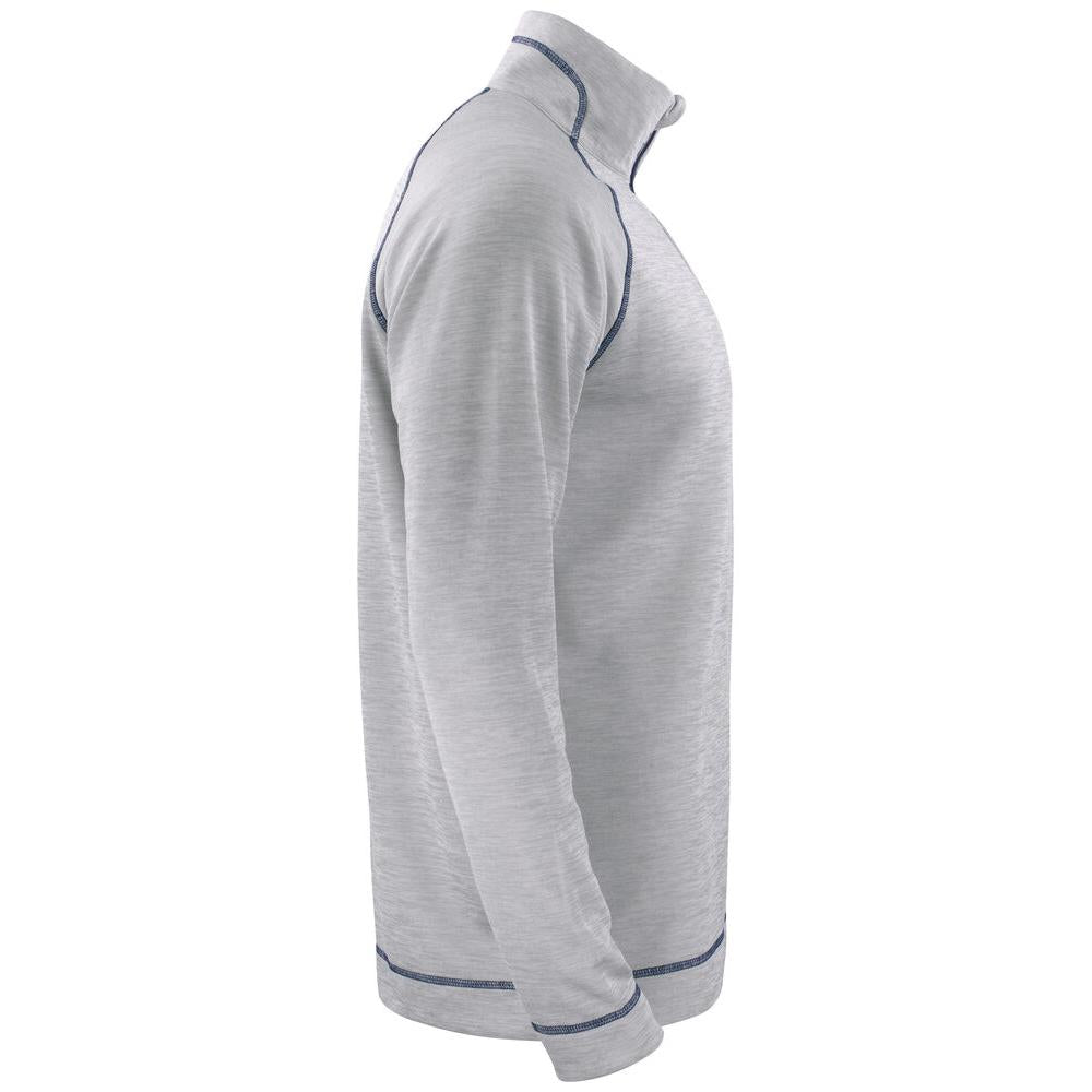 Chambers Half Zip Men - Grey Melange - Image 4