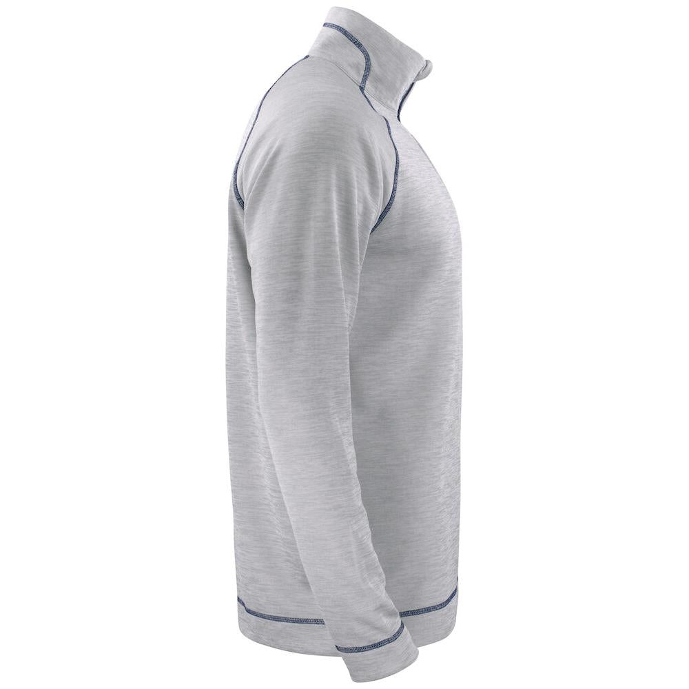 Chambers Half Zip Men - Grey Melange - Image 4