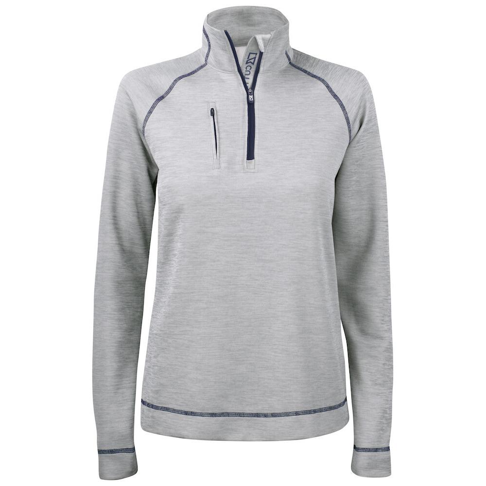 Chambers Half Zip Women - Grey Melange - Image 1