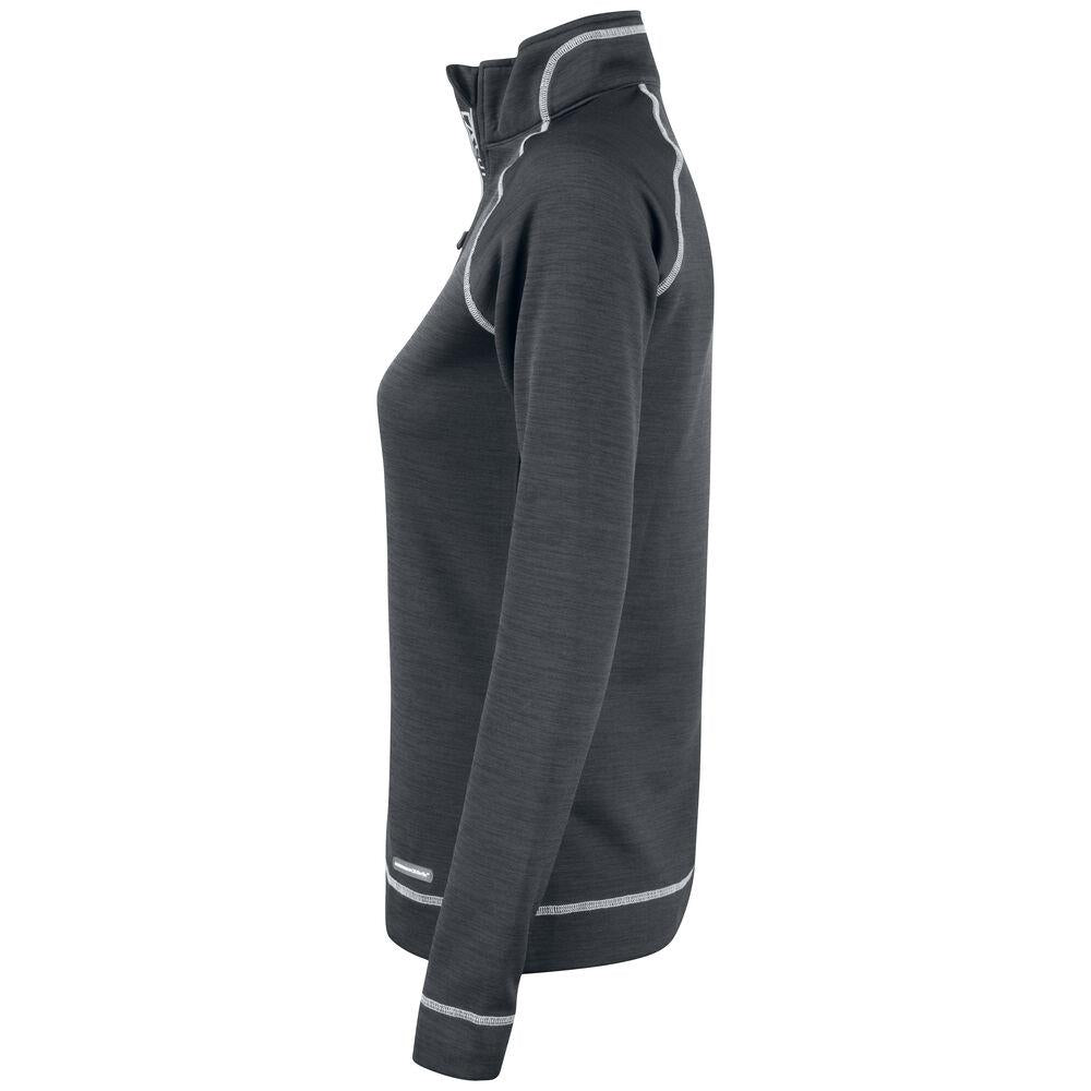 Chambers Half Zip Women - Anthracite Melange - Image 3