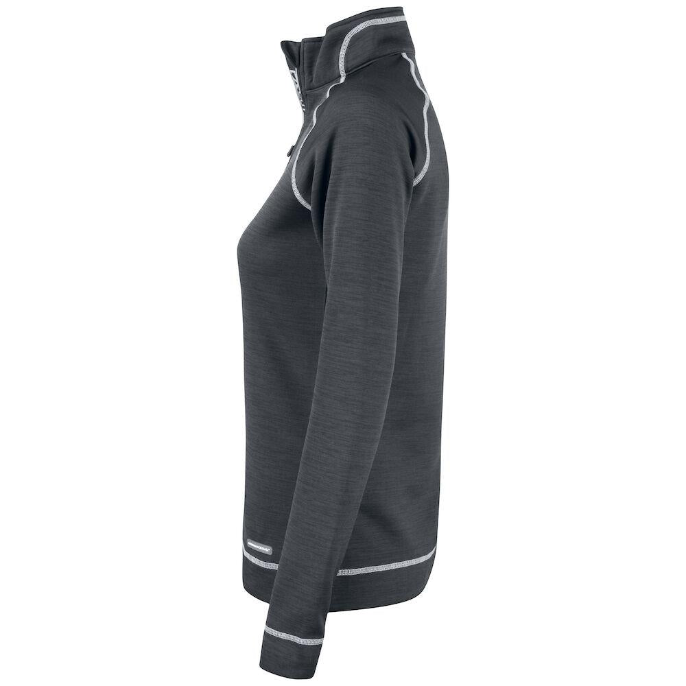 Chambers Half Zip Women - Anthracite melange - Image 3