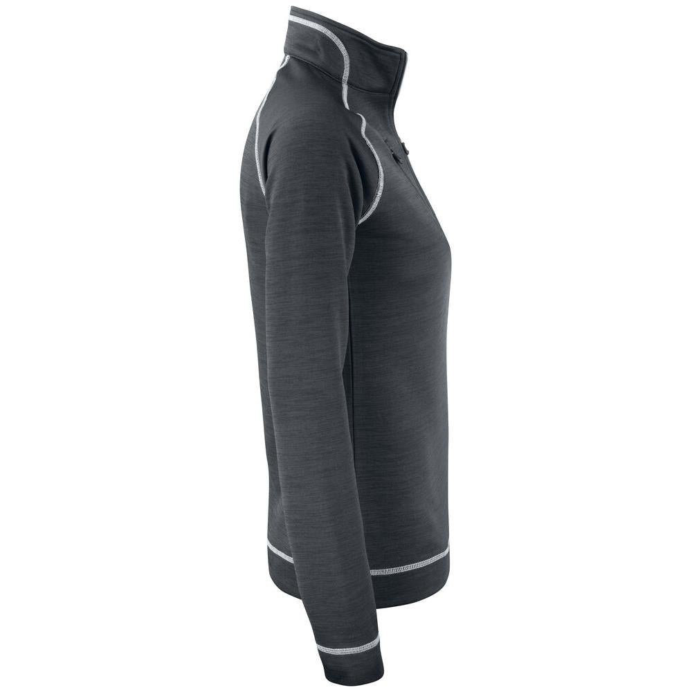 Chambers Half Zip Women - Anthracite Melange - Image 4