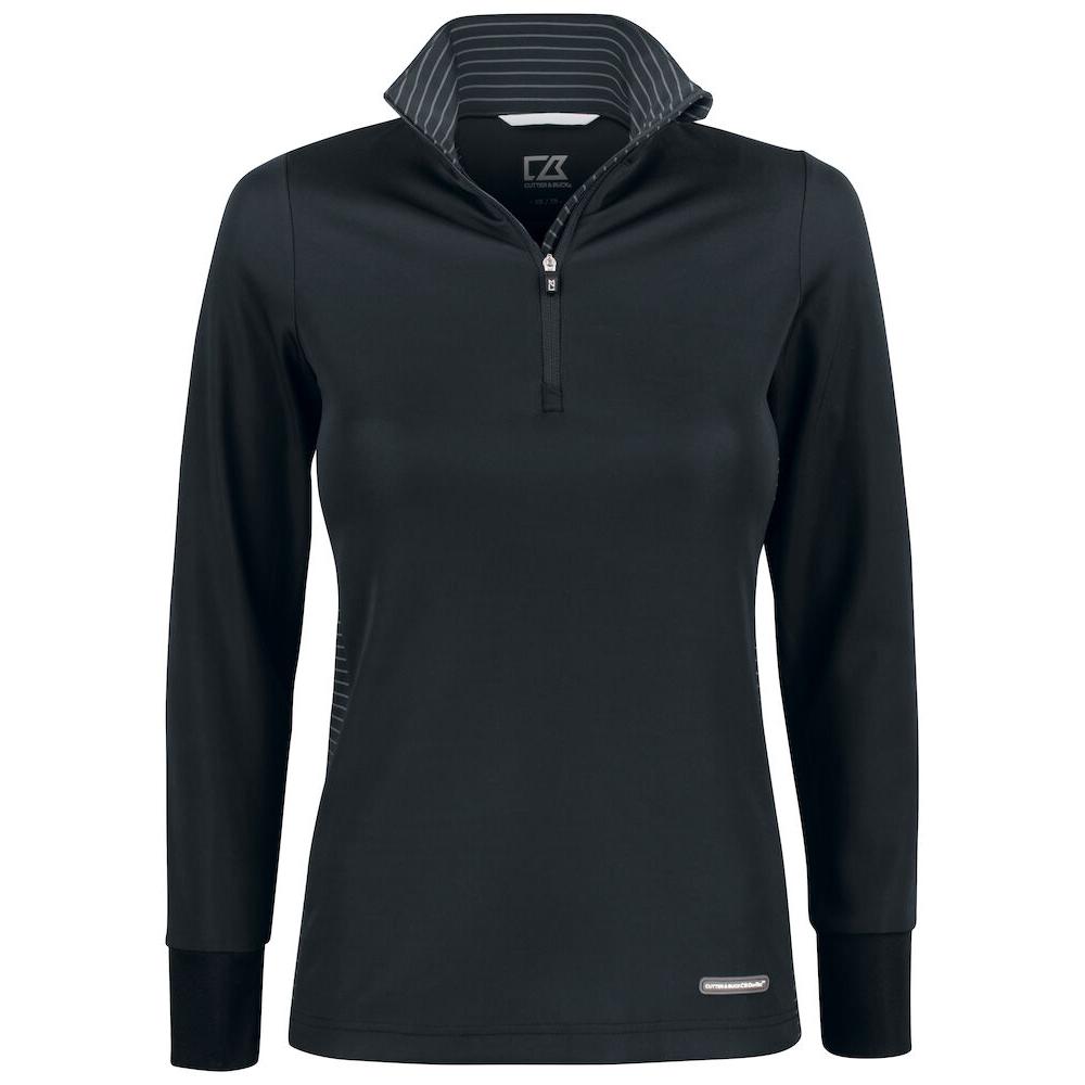 Traverse Half Zip Women - Black - Image 1
