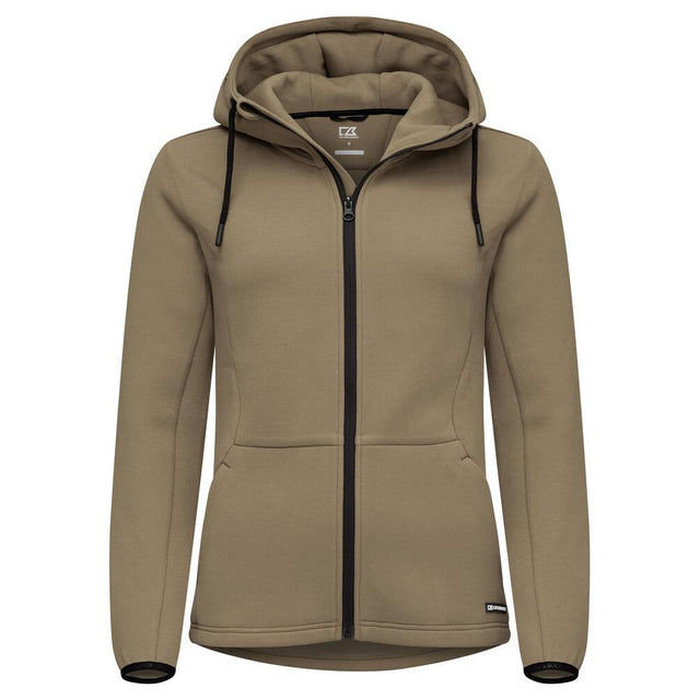 Pemberton Hood Full Zip Women - Khaki - Image 1