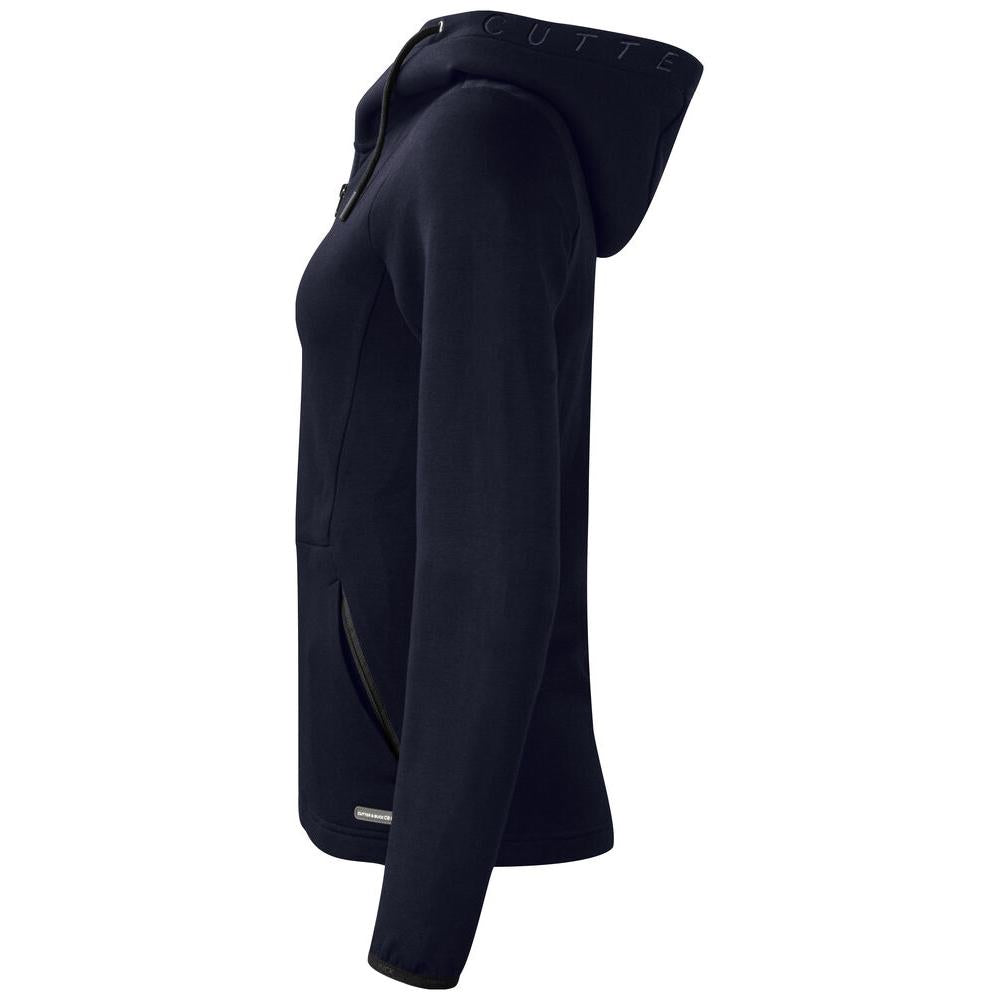 Pemberton Hood Full Zip Women - Dark Navy - Image 3