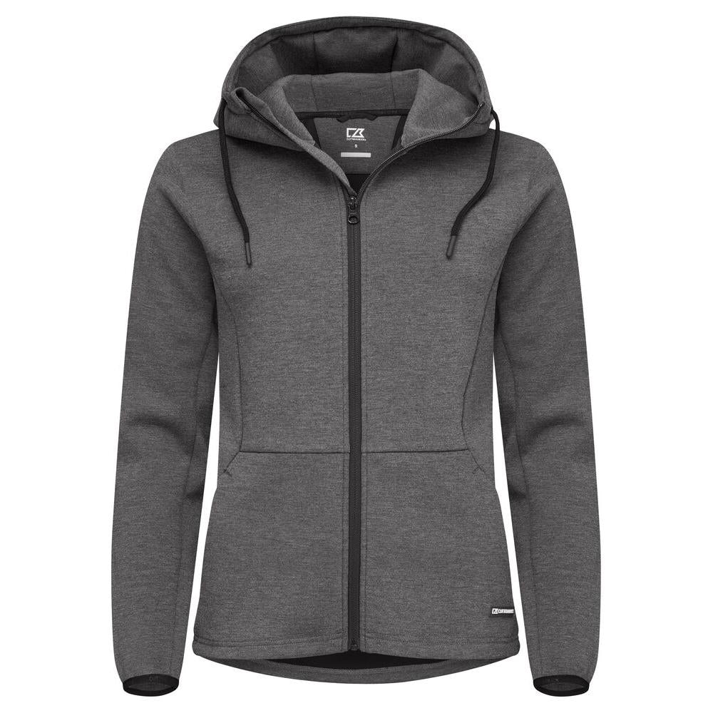 Pemberton Hood Full Zip Women - Anthracite Melange - Image 1