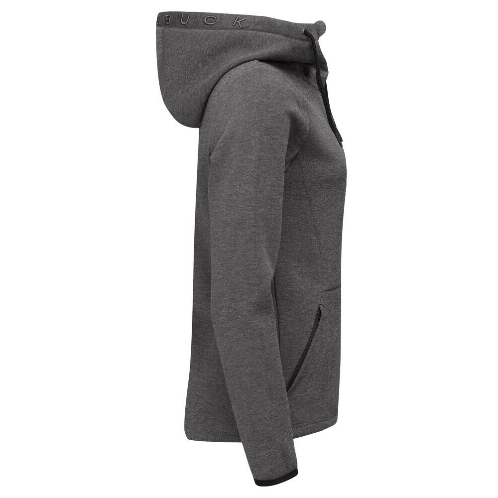 Pemberton Hood Full Zip Women - Anthracite Melange - Image 4