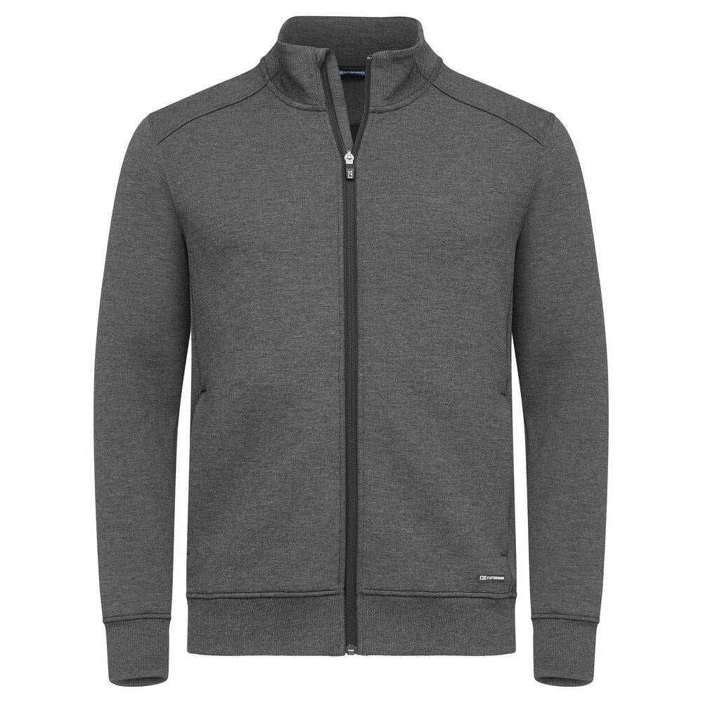 Pemberton Cardigan Full Zip Men - Anthracite Melange - Image 1