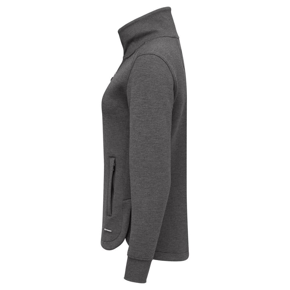 Pemberton Cardigan Full Zip Women - Anthracite Melange - Image 3