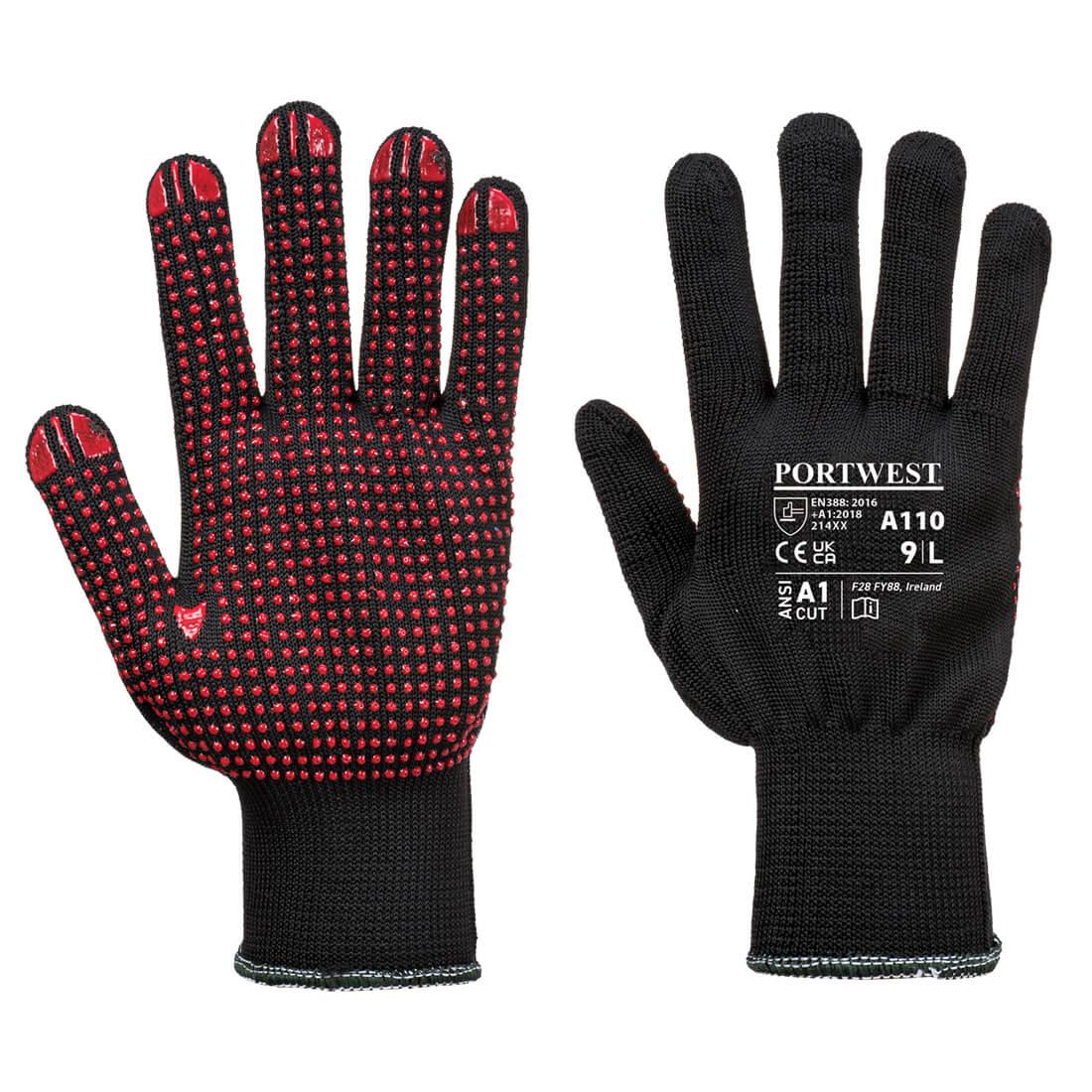 Polka Dot Glove - Black
