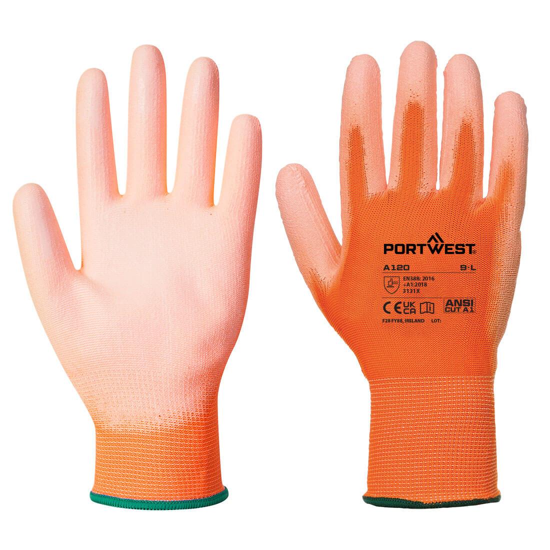 Grip 13 PU Palm Glove - Orange