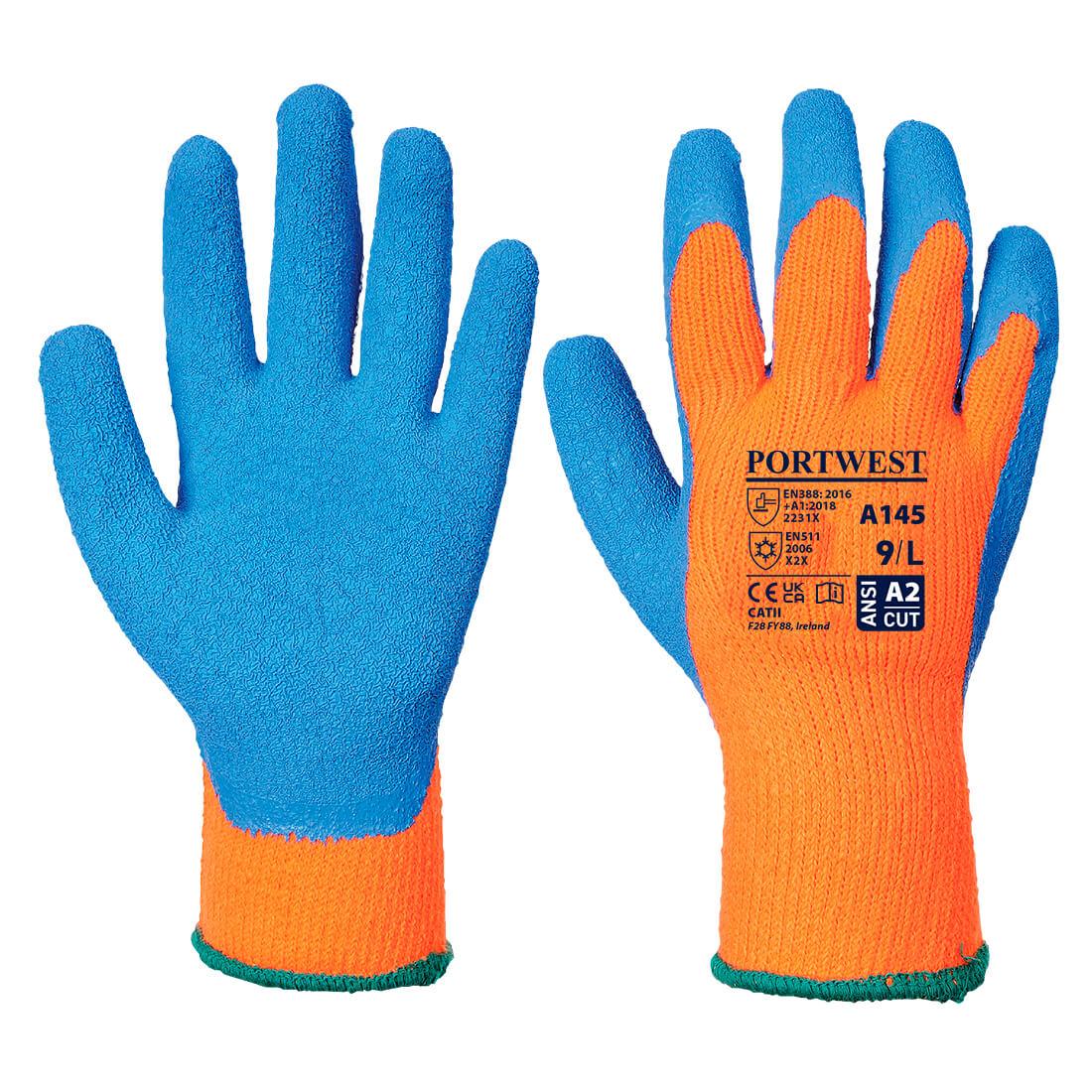 Cold Grip Glove - Orange/Blue