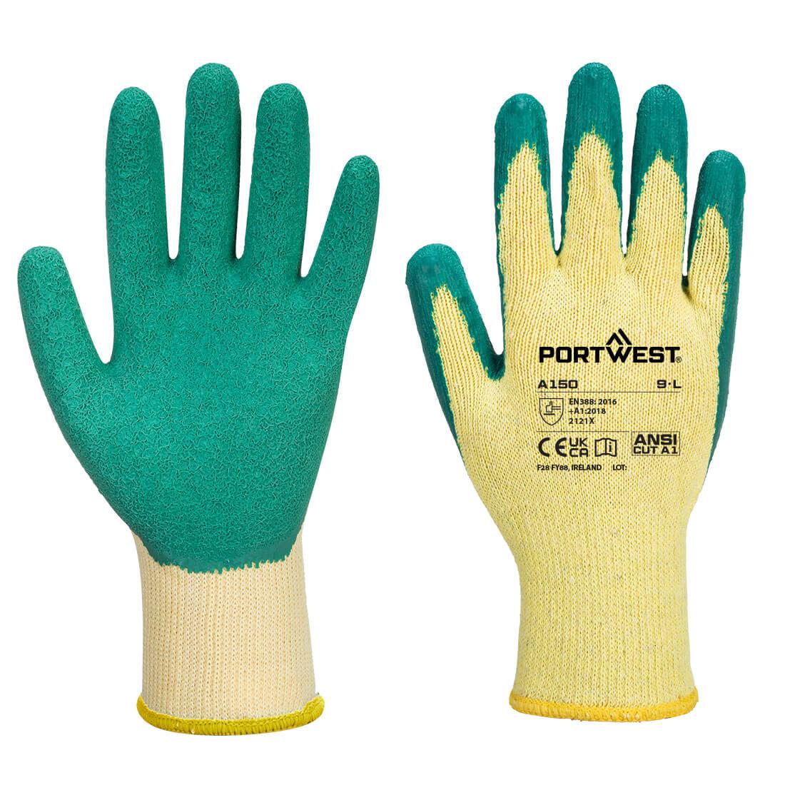 Grip 10 Latex Economy Glove - Green