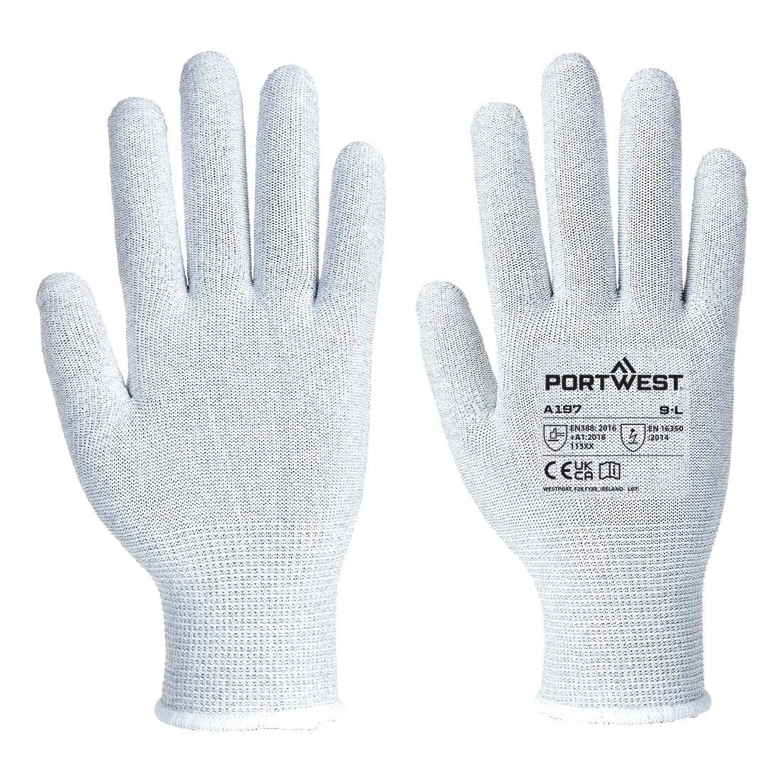 ESD 13 Liner Glove - Grey