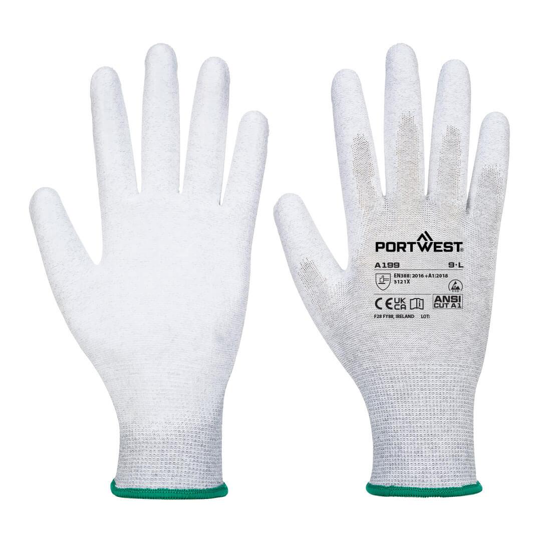 ESD 13 PU Palm Glove - Grey