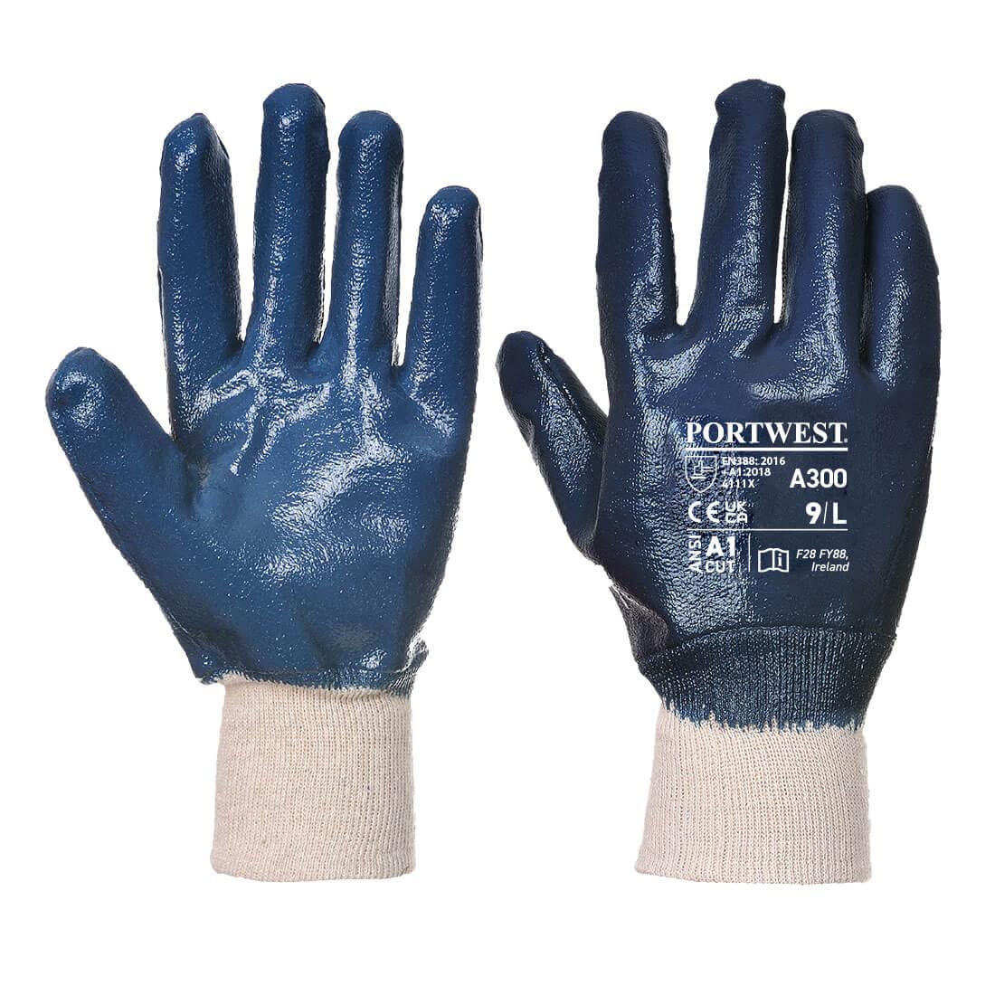 Nitrile Knitwrist - Navy