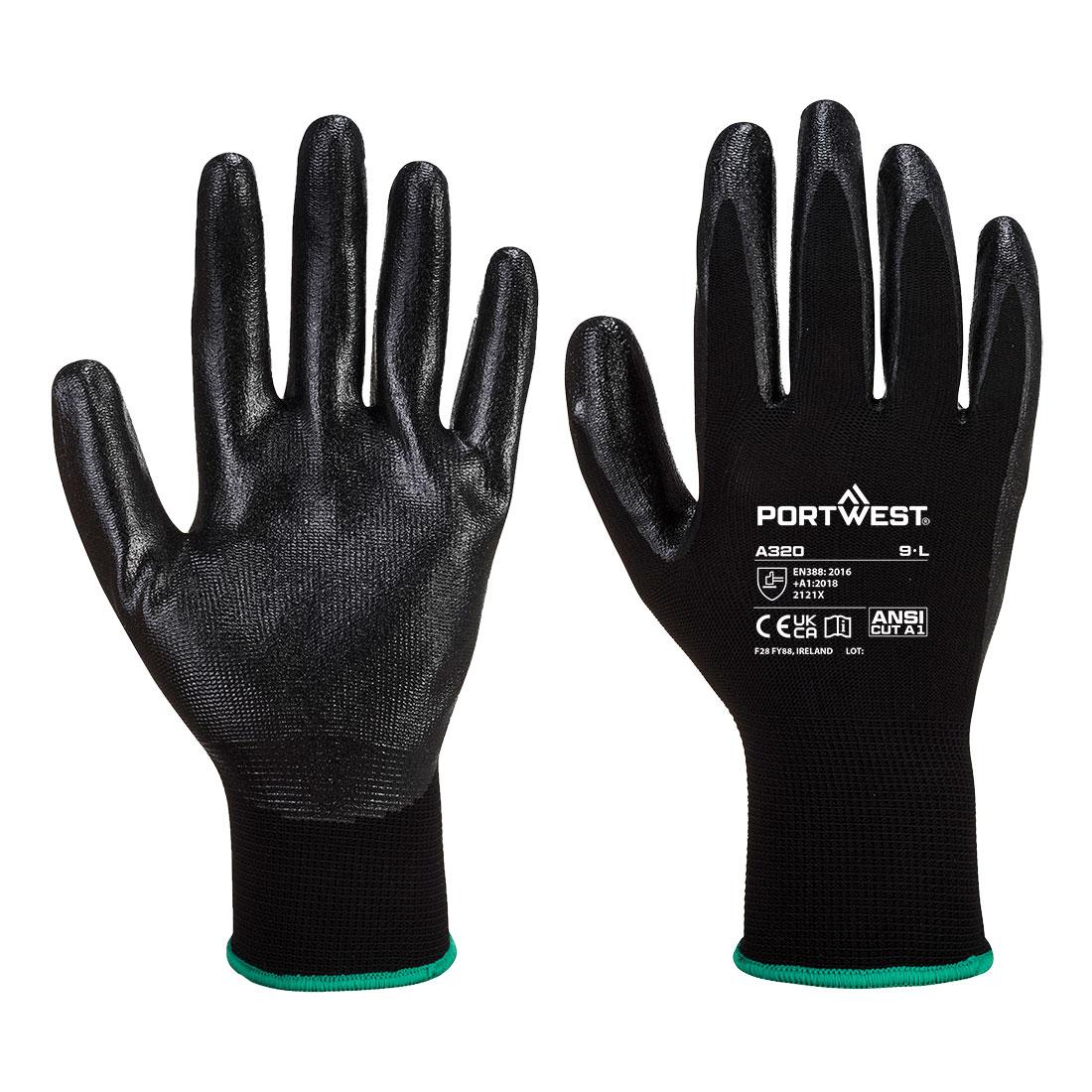 Grip 13 Nitrile Foam Glove - Black