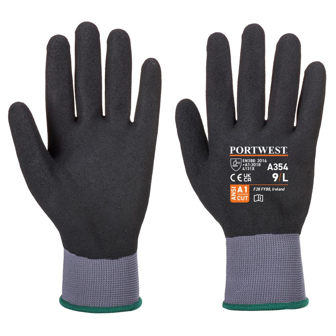 DermiFlex Ultra Pro Glove - Nitrile Sandy - Black
