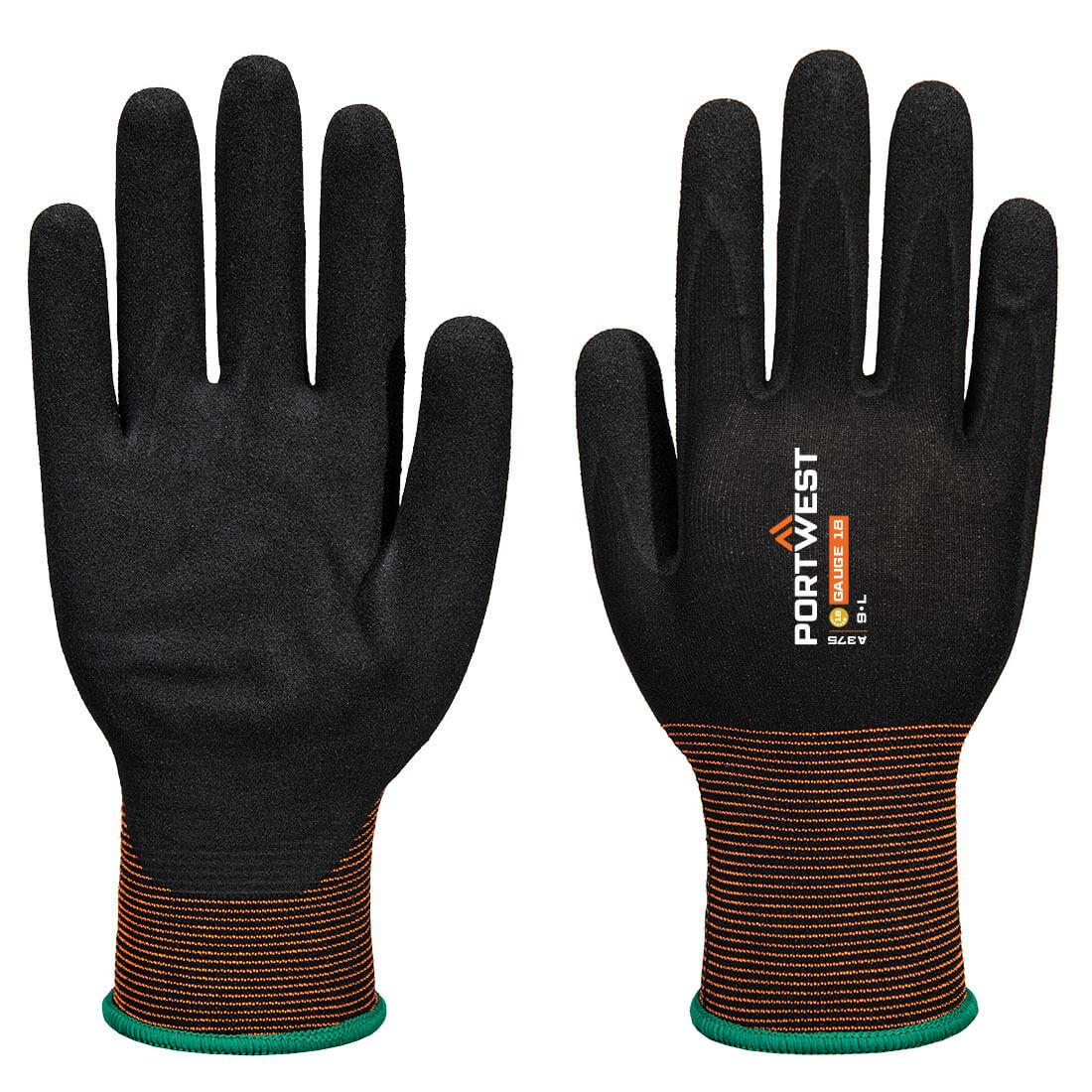 GP Grip 18 Nitrile Smooth/Sandy - Black