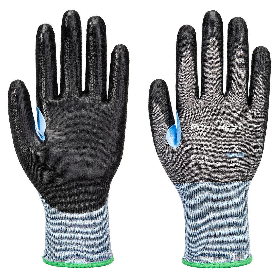 CS Cut D18 PU Glove - Grey/Black