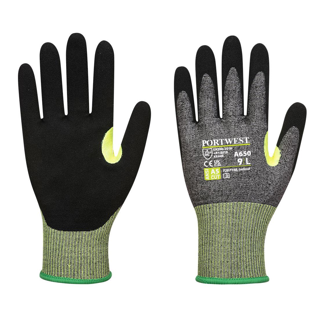 CS Cut E15 Nitrile Glove - Grey/Black