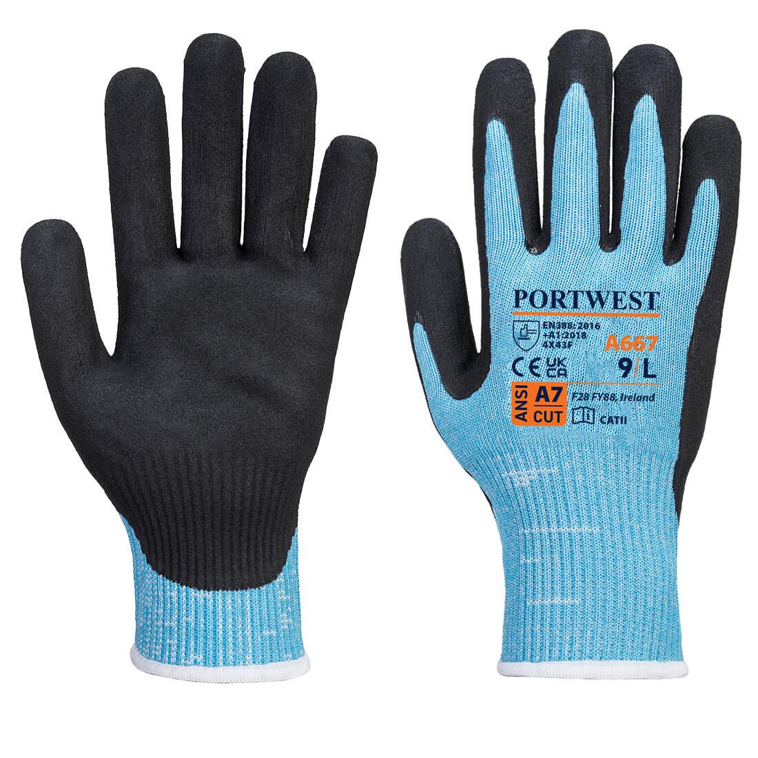 Claymore Cut F13 Nitrile Glove - Blue/Black