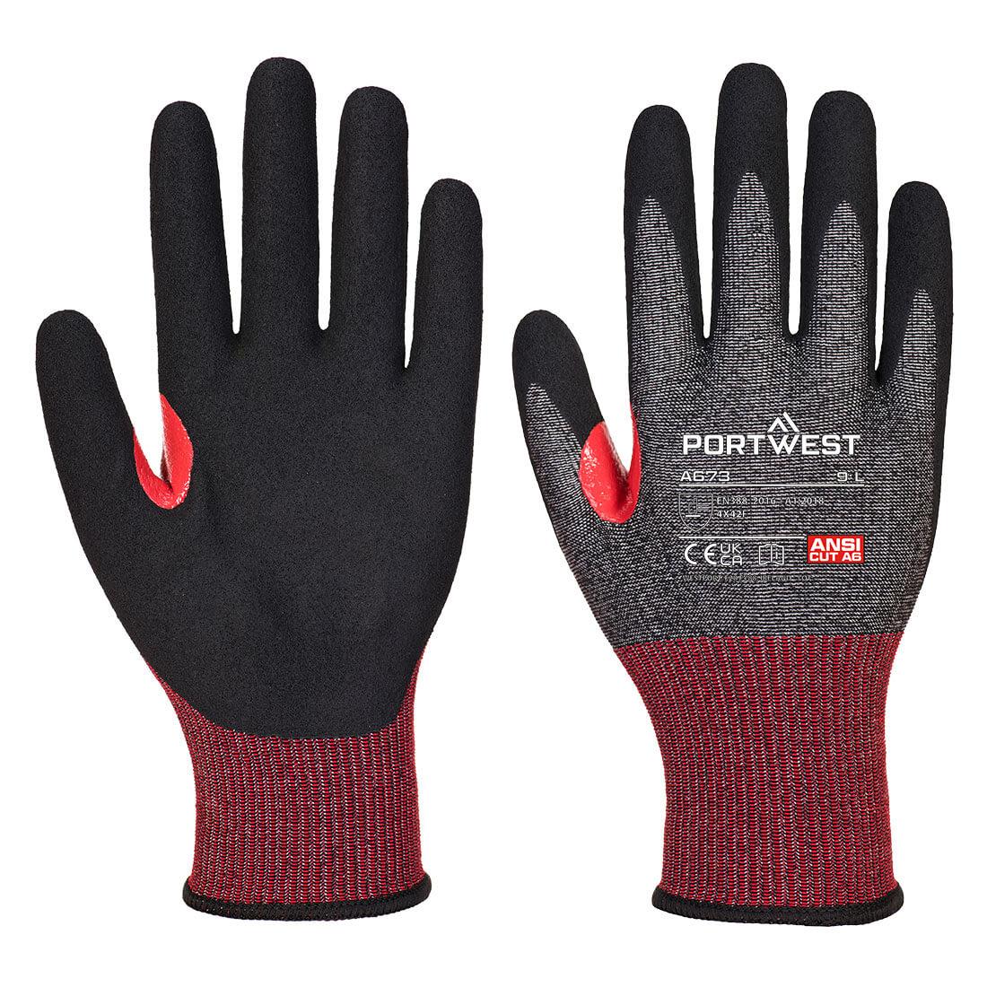 CS Cut F18 Nitrile Glove - Black