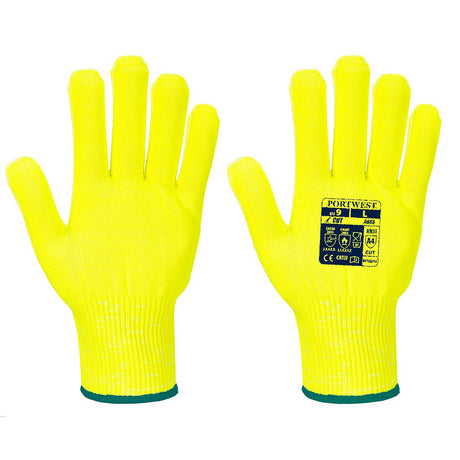Cut D13 Viz-Tex Liner Glove - Yellow