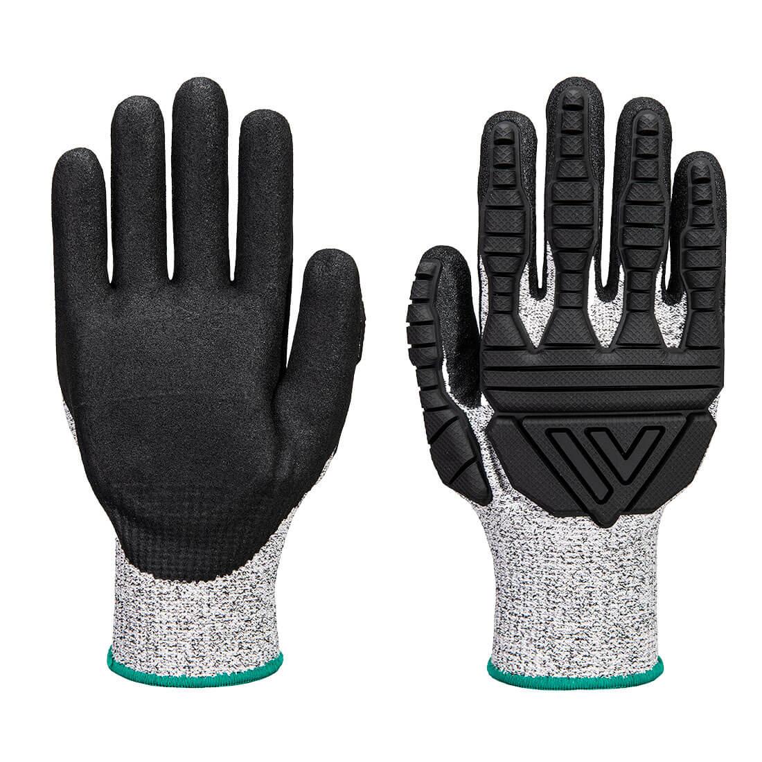 Impact C13 Nitrile Foam TPV Reinforced Palm Glove - Grey/Black