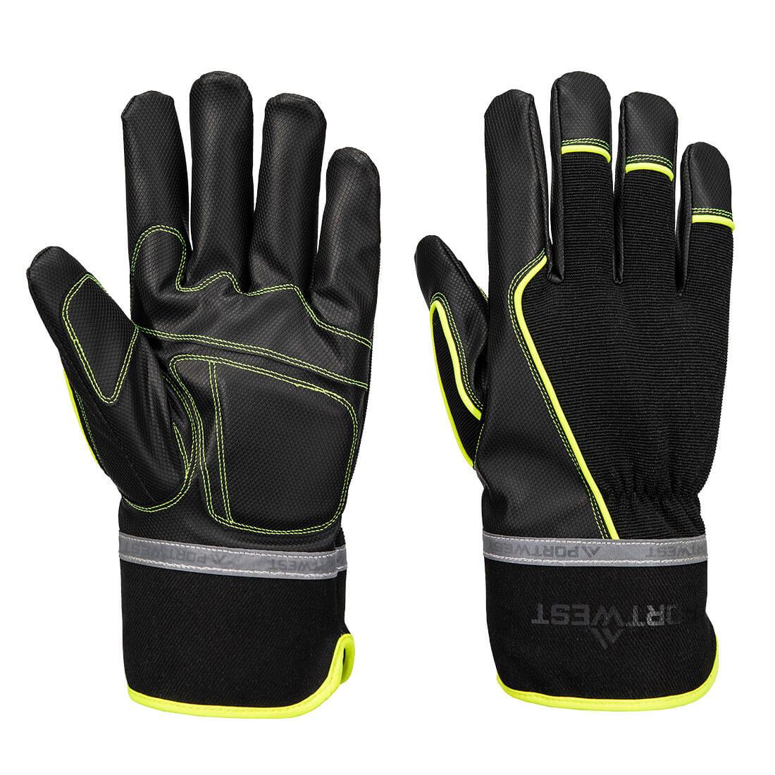 Cold 450 PU Waterproof Mechanical Glove - Black