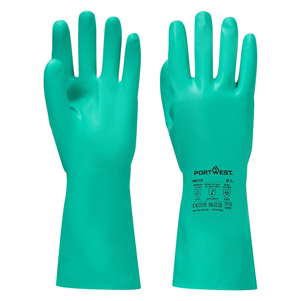Nitrosafe Plus Chemical Gauntlet - Green