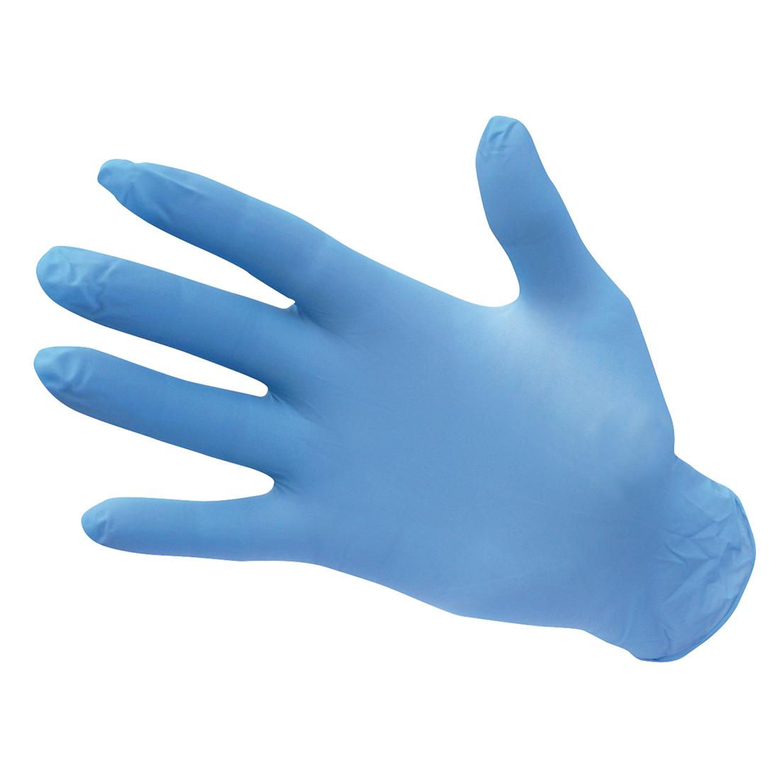 Powder Free Nitrile Disposable Glove (Pk100) - Blue