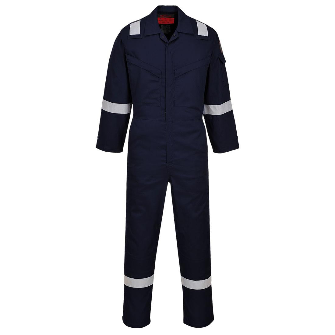 Araflame Silver Coverall - Navy