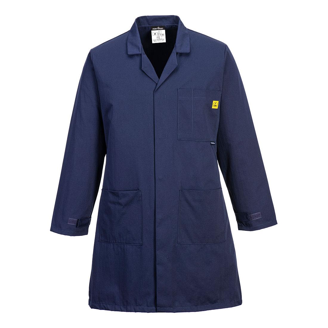 Anti-Static ESD Coat - Navy