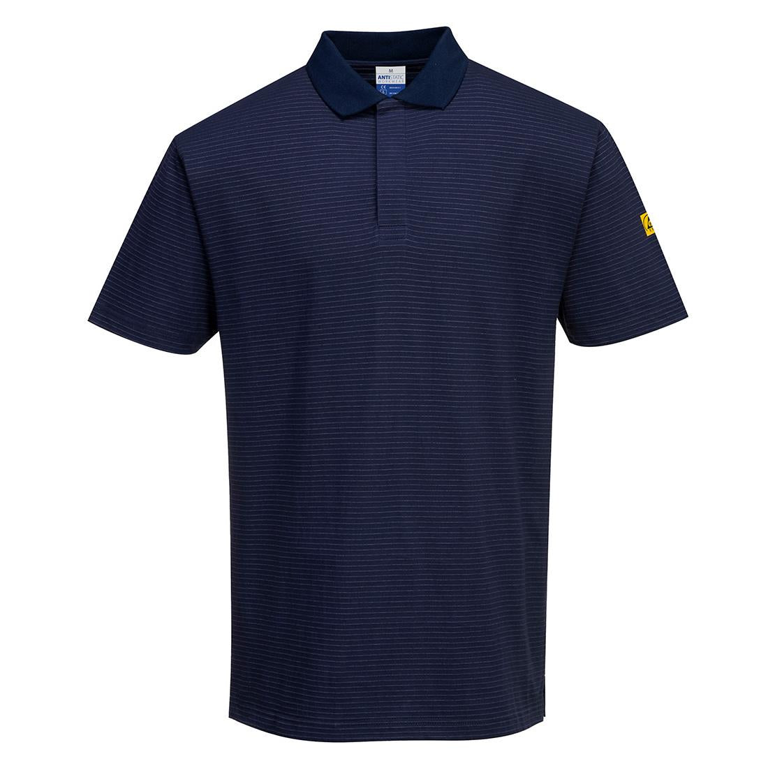 Anti-Static ESD Polo Shirt S/S - Navy