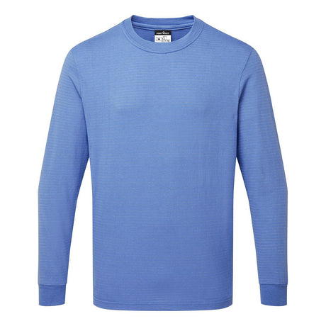 Anti-Static ESD T-Shirt L/S - Hamilton Blue