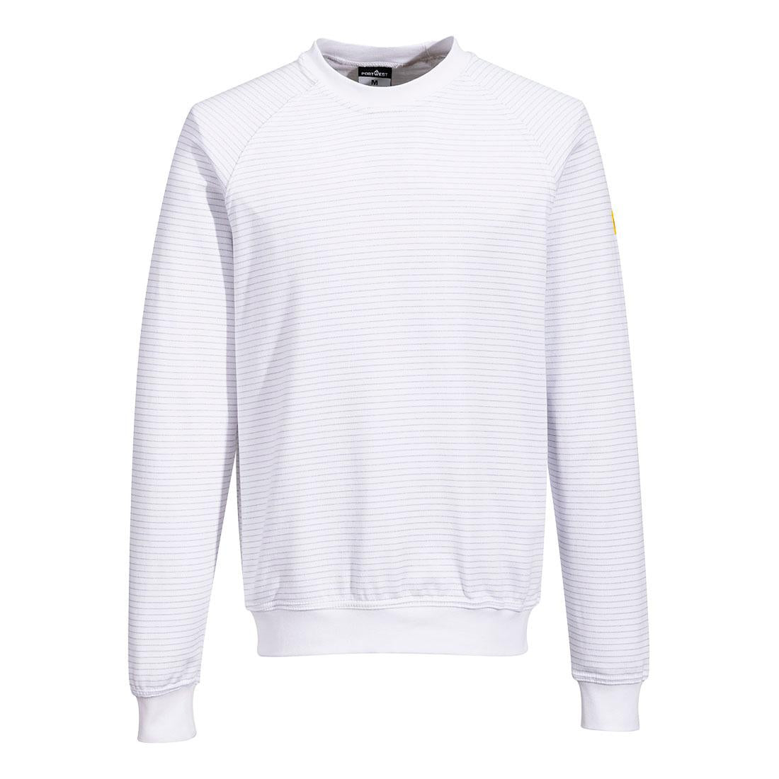 Anti-Static ESD Sweatshirt - White