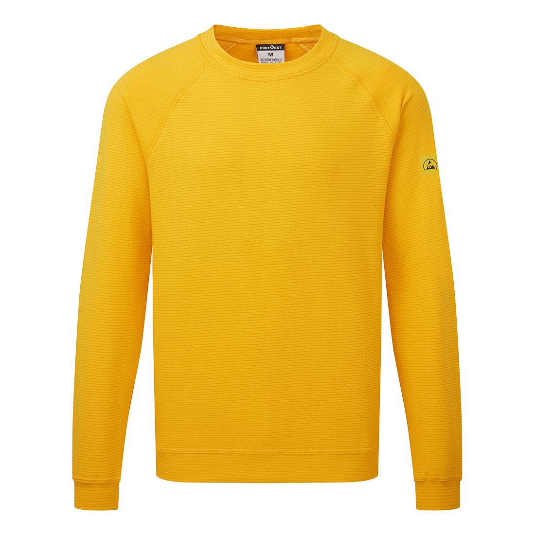Anti-Static ESD Sweatshirt - Deep Yellow