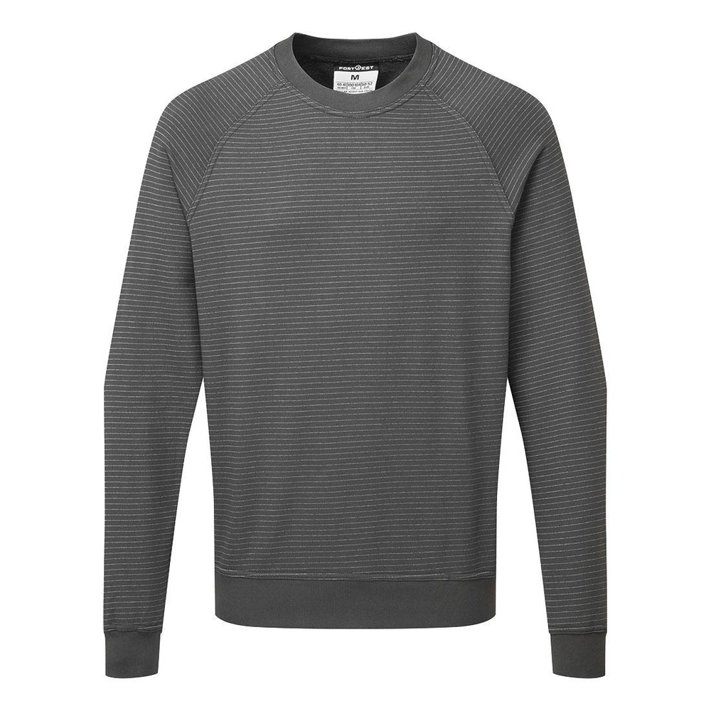 Anti-Static ESD Sweatshirt - Zoom Grey