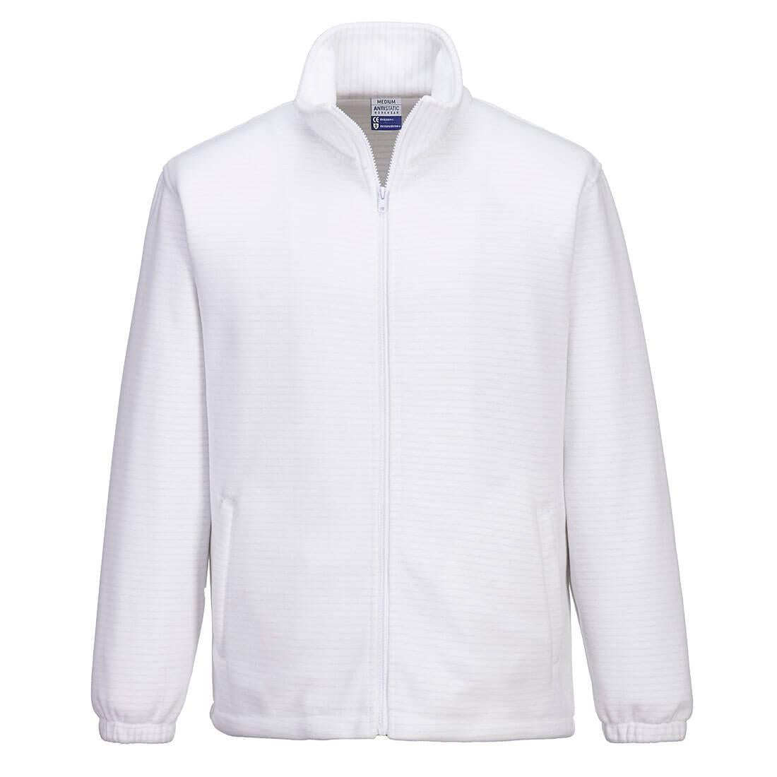 Anti-Static ESD Fleece - White