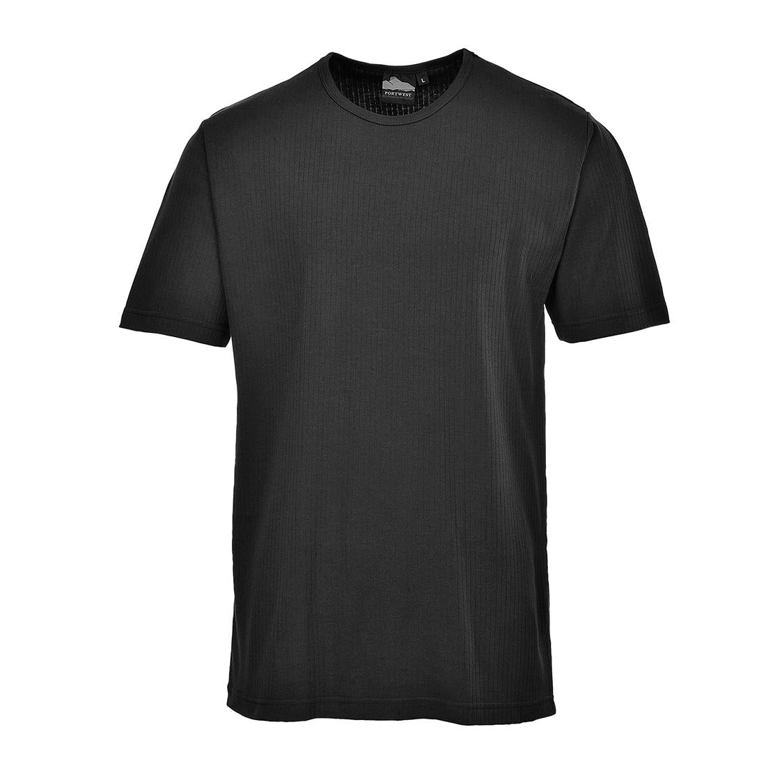 Thermal T-Shirt Short Sleeve - Black