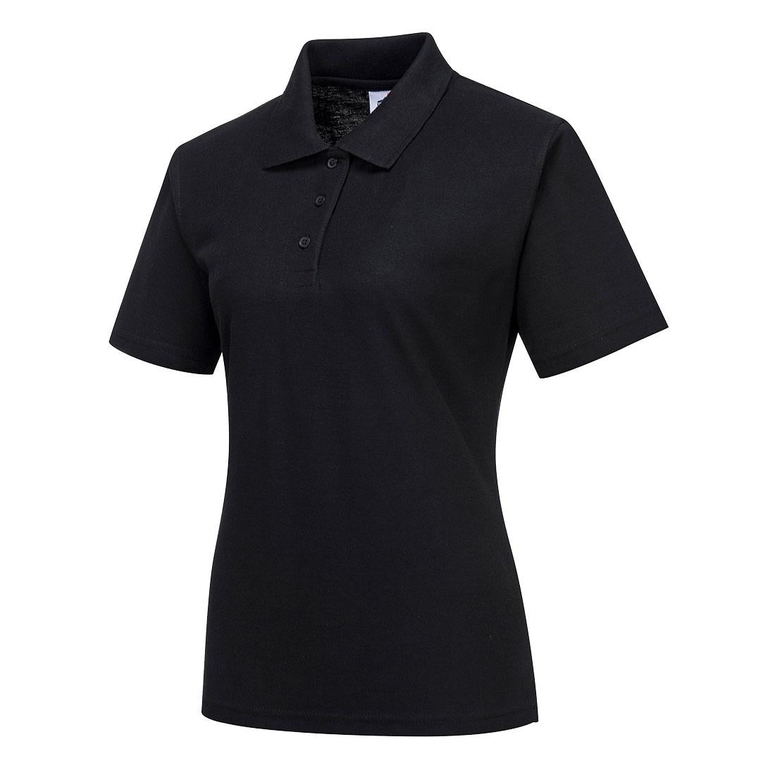 Naples Women's Polo Shirt S/S - Black