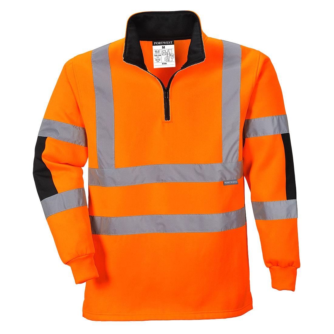 Xenon Hi-Vis Rugby Shirt - Orange