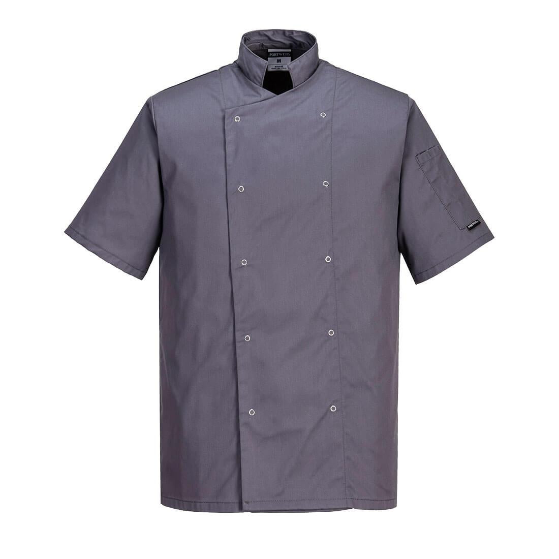 Chef's Cumbria Jacket S/S - Slate Grey