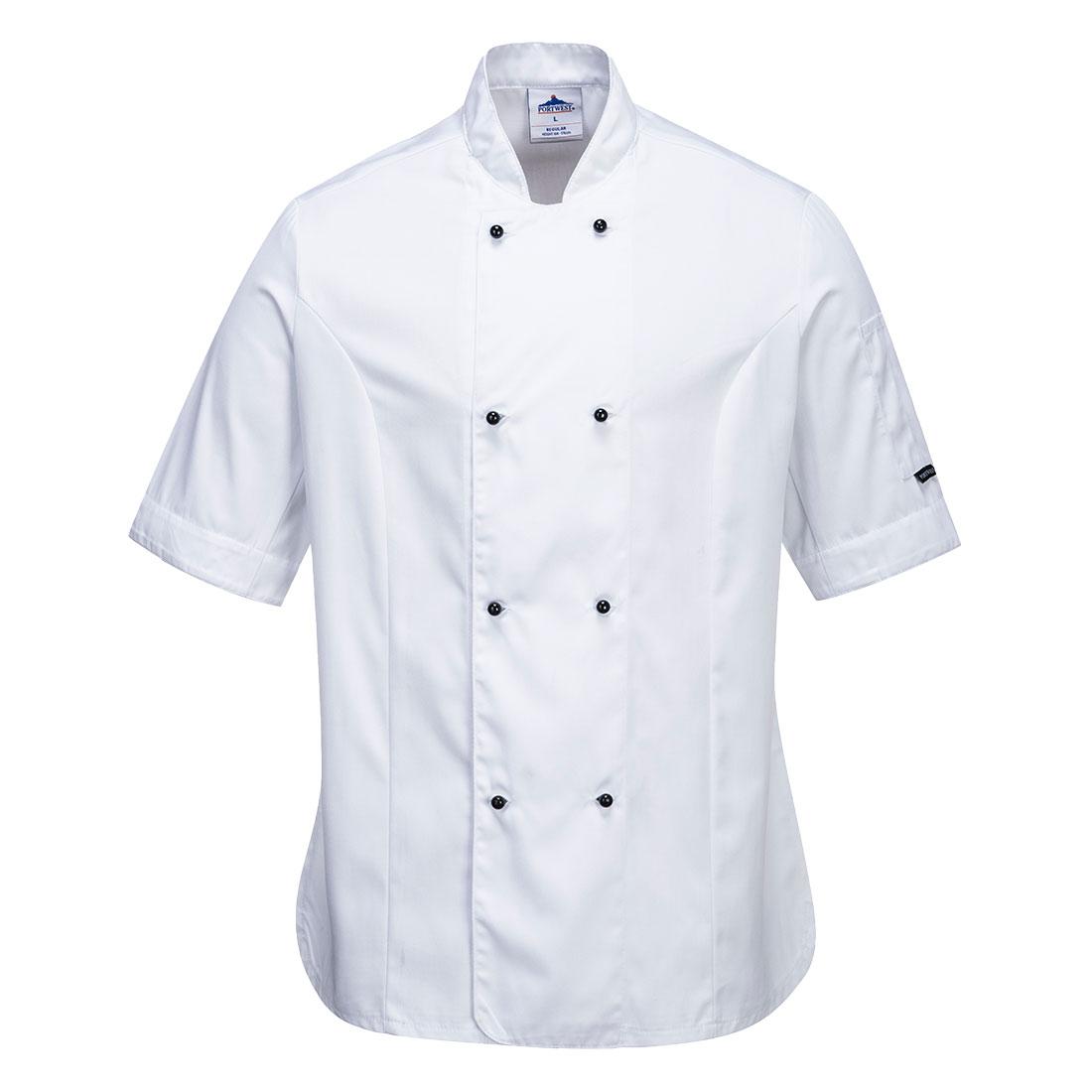 Rachel Women's Chefs Jacket S/S - White