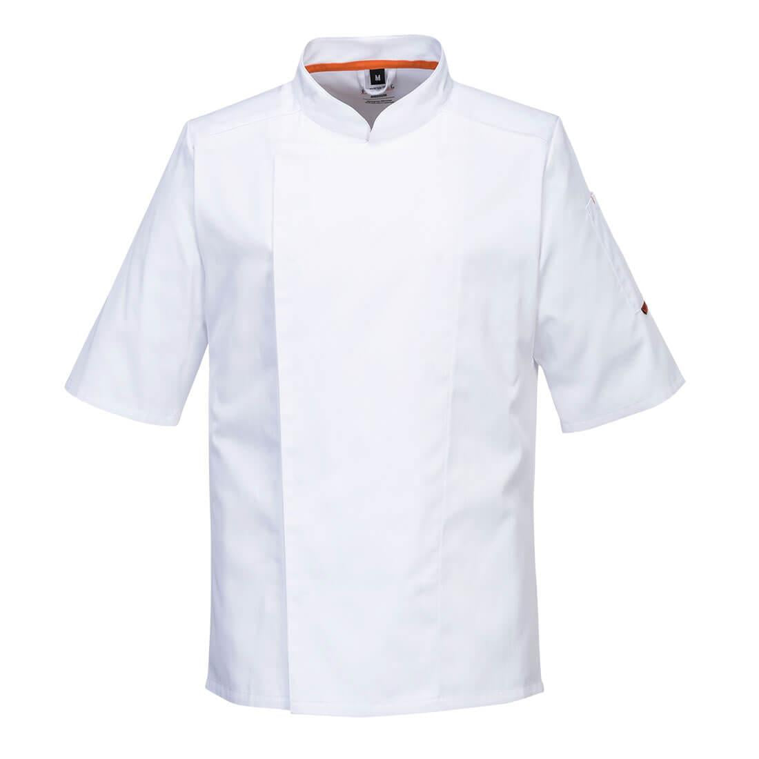 Chef's Mesh Air Pro Stretch Jacket S/S - White